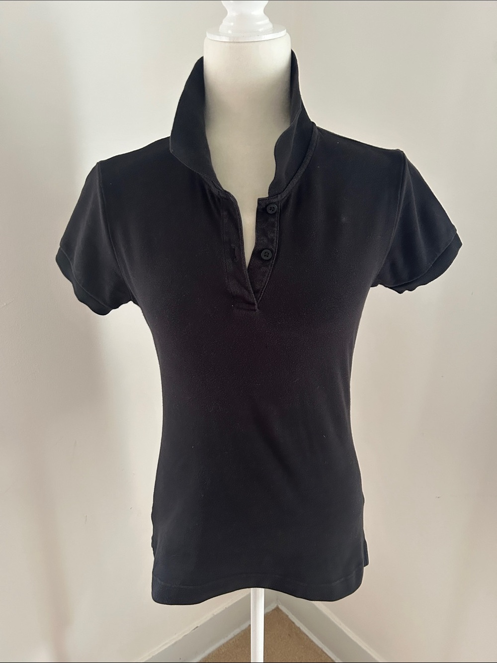 Joe Boxer Black Short-Sleeve Polo Tee sz M